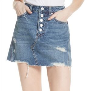 Free People | A-Line Denim Skirt | Size 25
